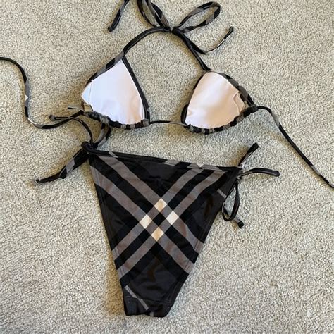 burberry women swim|burberry plaid bikini.